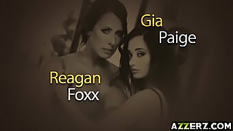 Forró MILF Reagan Foxx szájba és punciba kapja a faszt