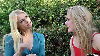 Lilly Lit and Sarah Vandella engage in hardcore, straight sex with POV and outdoor settings