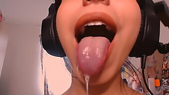 The ultimate compilation of messy ahegao spit - Featuring sloppy egirls and anime babes with spit fetish