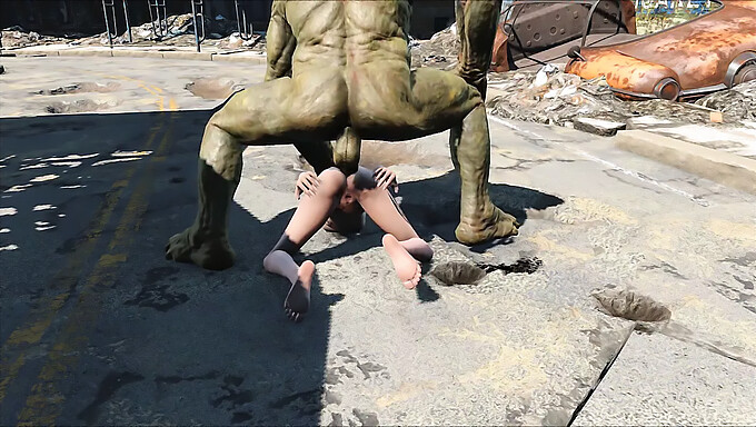 Fallout 4's Elie überrascht mit einem plötzlichen Hinterhalt von Supermutants